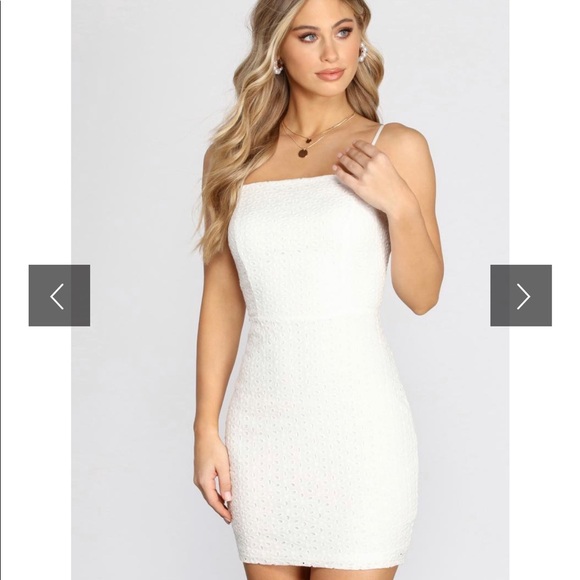 Windsor Dresses & Skirts - Windsor Small Town Girl EYELET MINI DRESS